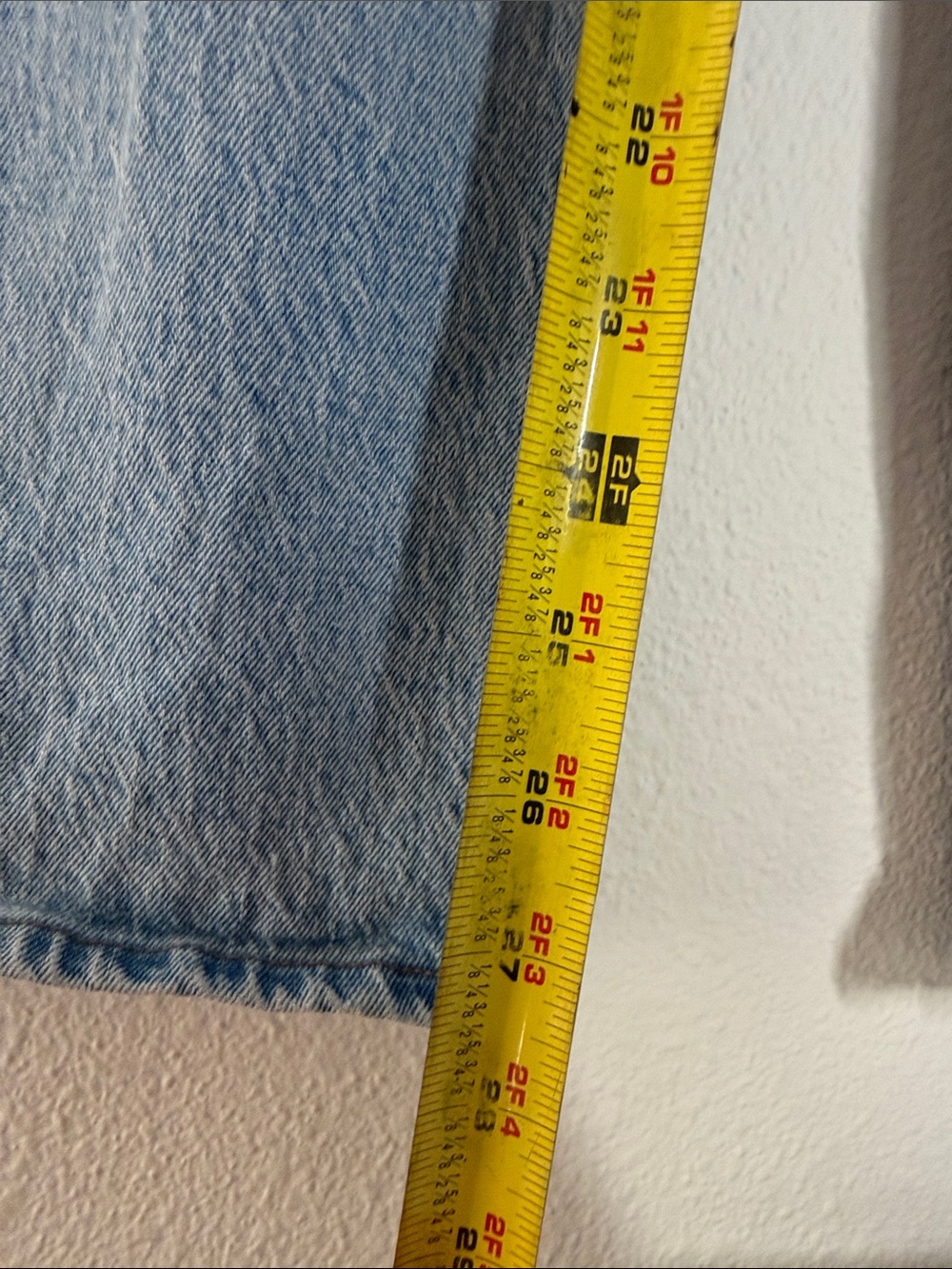 Madewell The Superwide-Leg Jeans in Light Blue Distressed 26P - Picture 10 of 10